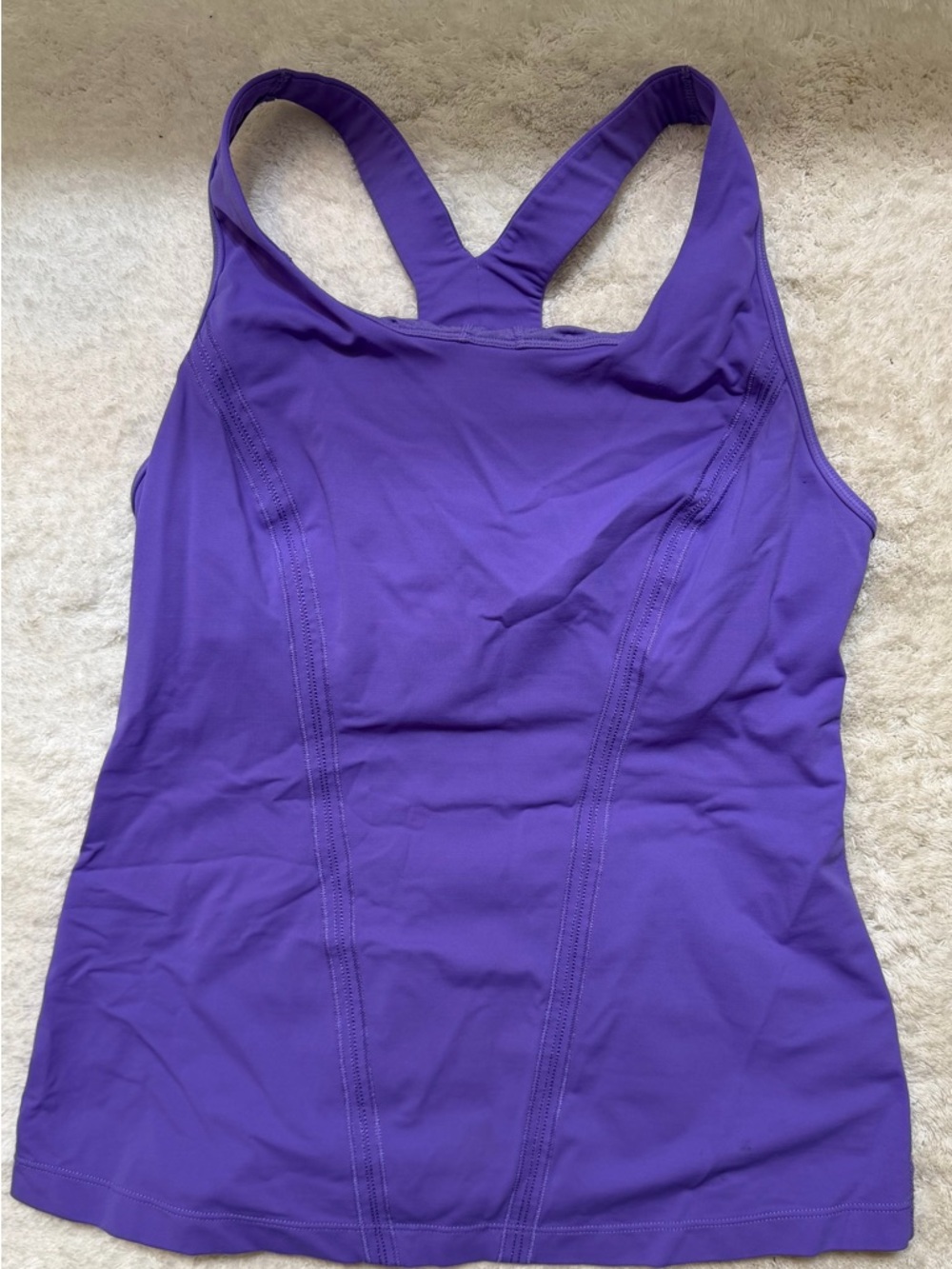 Purple Racerback Active Tank